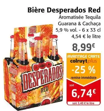 Colruyt Desperados red bière offre
