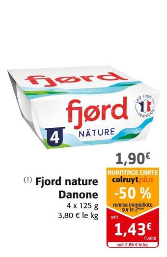 Colruyt Danone fjord nature offre