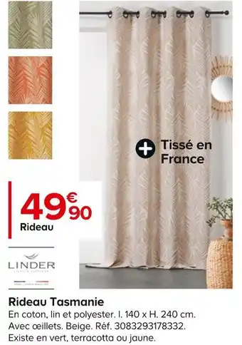 Castorama Linder rideau tasmanie offre