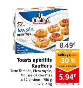 Kauffer's toasts apéritifs
