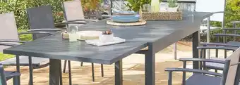 Mr Bricolage Table extensible en aluminium aurore offre