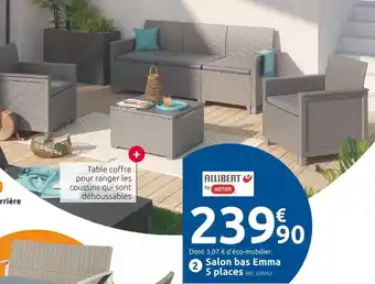 Mr Bricolage Allibert by keter salon bas emma 5 places offre