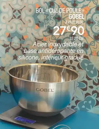 Gobel bol  cul de poule