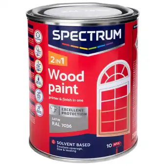 Action Spectrum laque satinée pour bois 2 en 1 spectrum offre