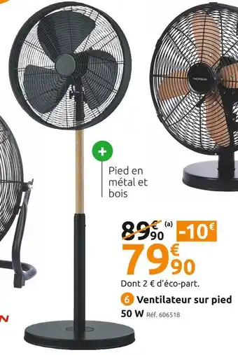 Mr Bricolage Ventilateur sur pied offre
