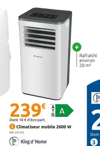 King dâhome climatiseur mobile