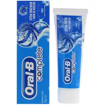 Oral-b dentifrice oral-b extra fresh + mouthwash complet