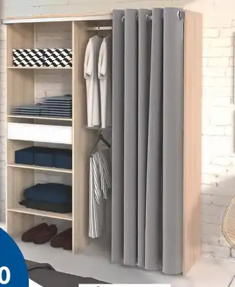 Mr Bricolage Aménagement de placard avec rideau offre