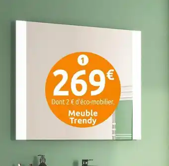Mr Bricolage Meuble à suspendre trendy 81,5 cm offre