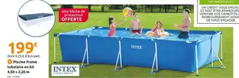 Mr Bricolage Intex piscine frame rectangulaire tubulaire en kit offre
