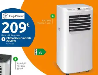 King d’home climatiseur mobile électronique