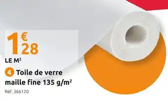 Mr Bricolage Inventiv toile de verre maille fine 135 g/m² offre