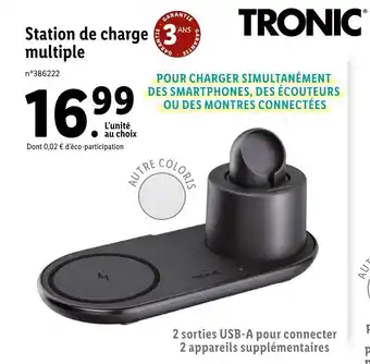 Lidl Station de charge multiple offre