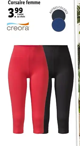 Lidl Corsaire femme offre