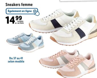Lidl Sneakers femme offre