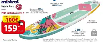 Lidl Paddle Floral offre