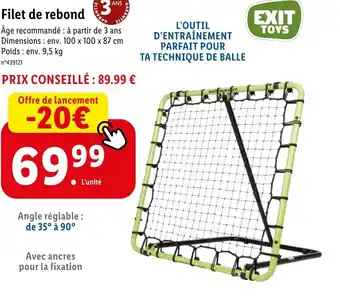 Lidl Filet de rebond offre