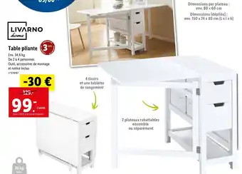Table pliante