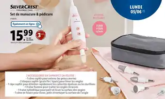 Lidl Set de manucure & pédicure offre