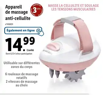 Lidl Appareil de massage anti-cellulite offre