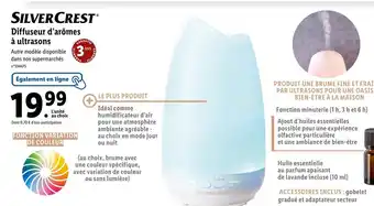 Lidl Diffuseur d'arômes à ultrasons offre