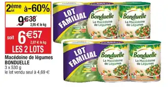 Cora x Carrefour Macédoine de Légumes offre