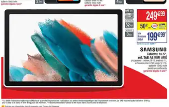 Cora x Carrefour SAMSUNG Tablette 10.5", offre
