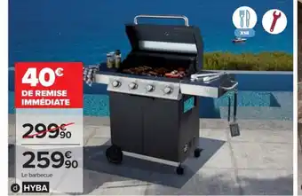Carrefour Barbecue gaz HYBA offre