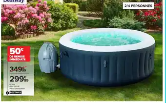 Carrefour Spa gonflable Baja 2/4 places offre