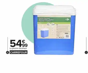 Carrefour Glacière électrique offre