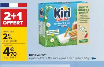 Carrefour Kiri Goûter offre