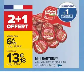 Carrefour Mini BABYBEL (n) offre