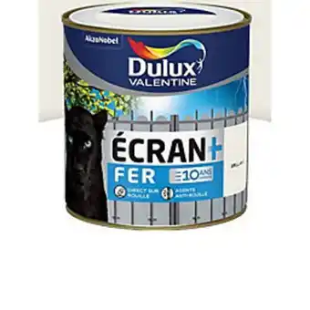 Peinture ecran+ fer protection antirouille dulux valentine brillant blanc 0,5l