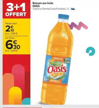 Carrefour Boisson aux fruits OASIS offre