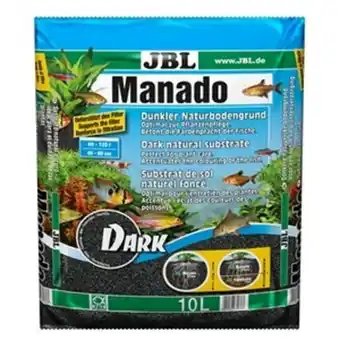 Soin poisson â jbl substrat de sol manado dark â 10 l
