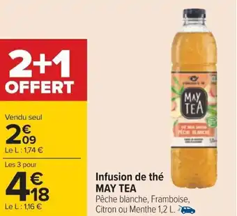 Carrefour Infusion de thé MAY TEA offre