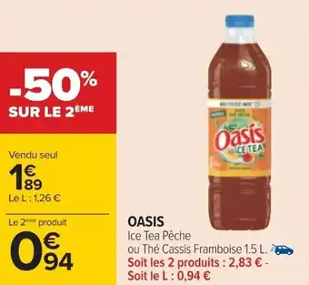 Carrefour OASIS offre