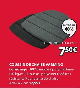 JYSK Coussin de Chaise Varming offre