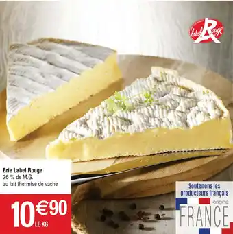 Cora x Carrefour Brie Label Rouge offre