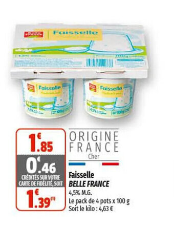 Coccinelle Supermarché Faisselle BELLE FRANCE offre