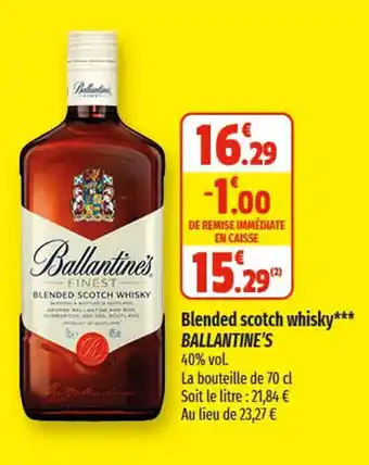Blended scotch whisky*** BALLANTINE'S