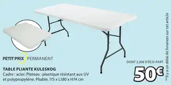 Table Pliante Kuleskog