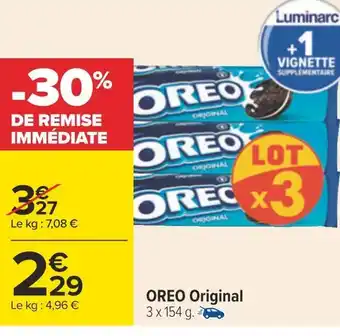 Carrefour Oreo oreo original offre