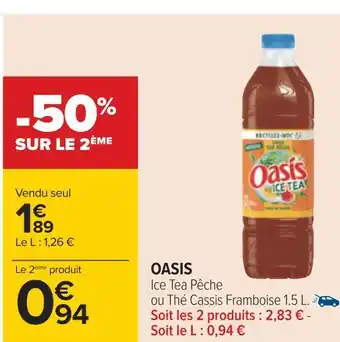 Carrefour Oasis oasis offre