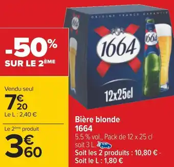1664 bière blonde