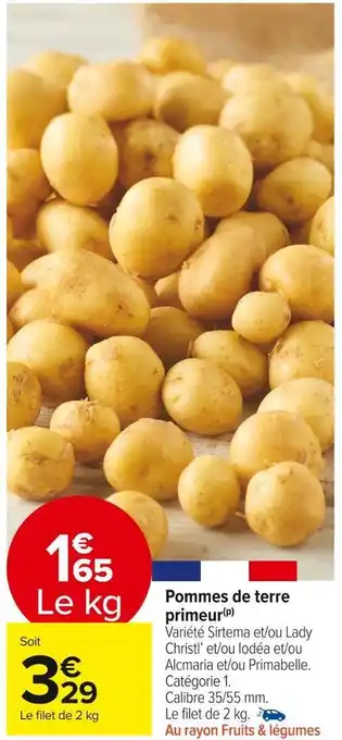 Carrefour Market Pommes de terre primeur offre