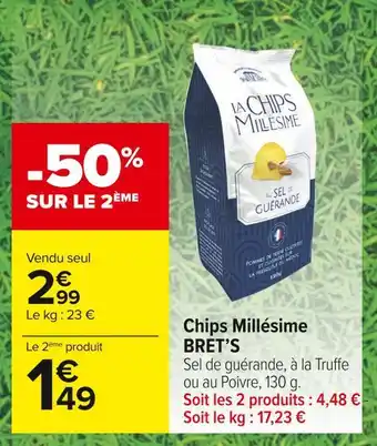 Carrefour Market Bret’s chips millésime offre