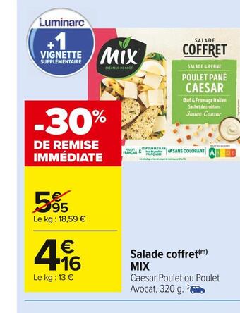 Carrefour Market Mix salade coffret offre