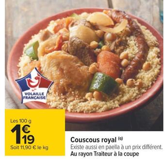 Carrefour Couscous royal offre