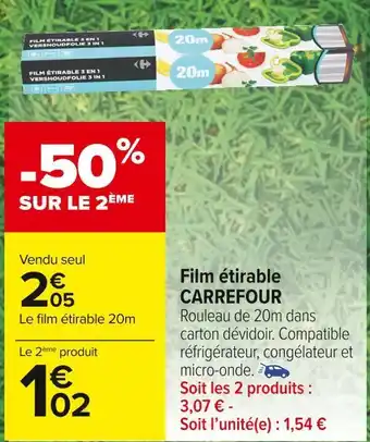Carrefour Market Carrefour film étirable offre